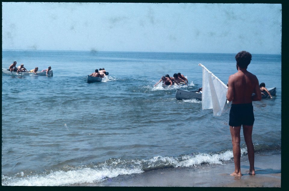 Staff Canoe Race 1975